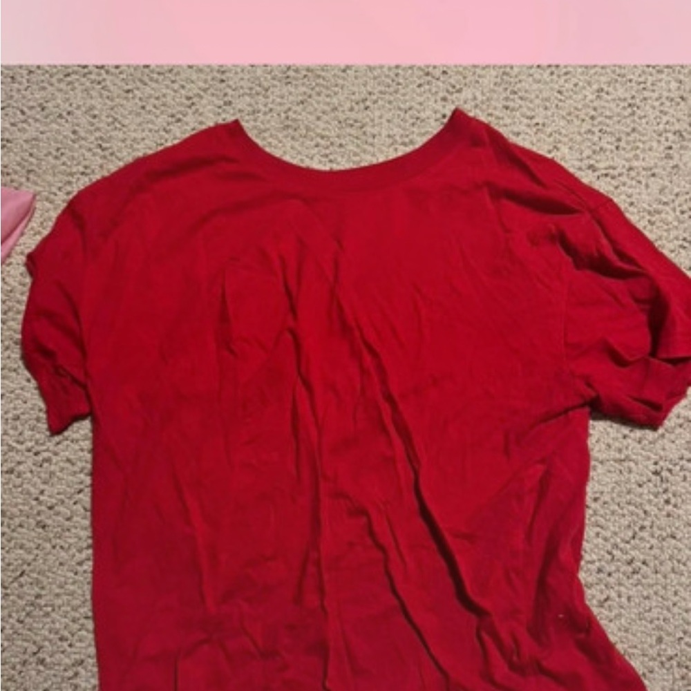 Vibrant Red Short Sleeve Women's Tee